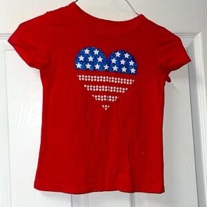 Way to celebrate! Patriotic top